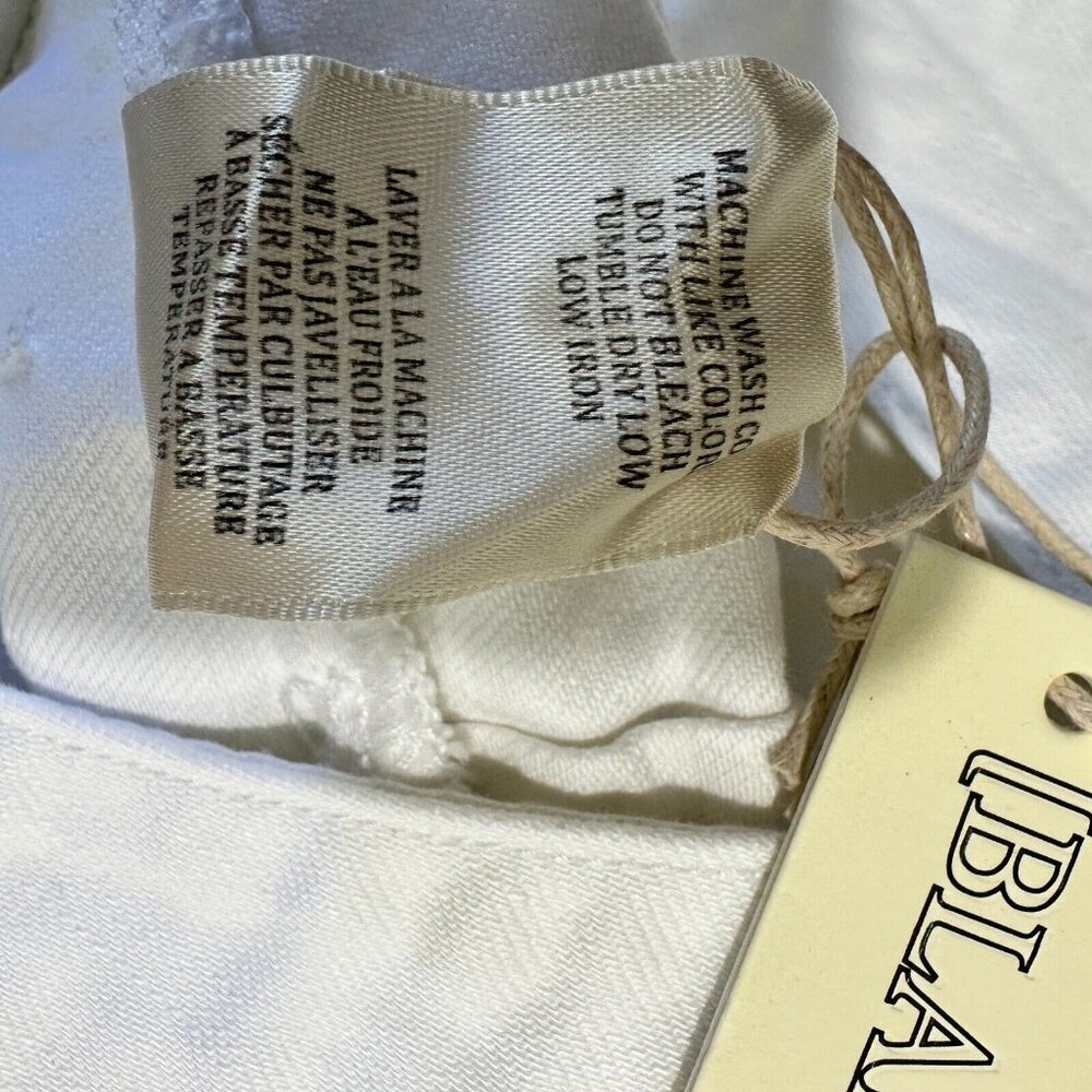 Blank NYC Womens Size S White 'Head in the Clouds' Sleeveless‎ Belted Romper - Picture 8 of 10